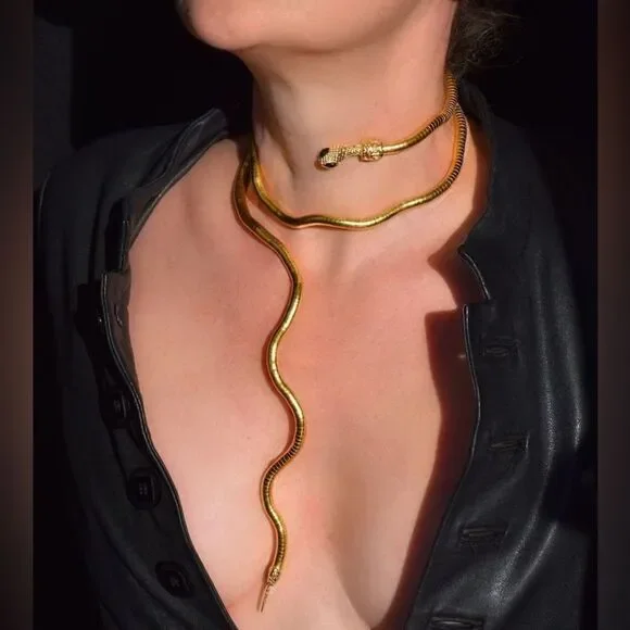 Snake necklace N764 - Picture 3 of 7